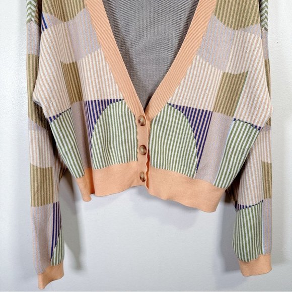 Fabletics Multicolor Geometric Cardigan - Picture 7 of 16